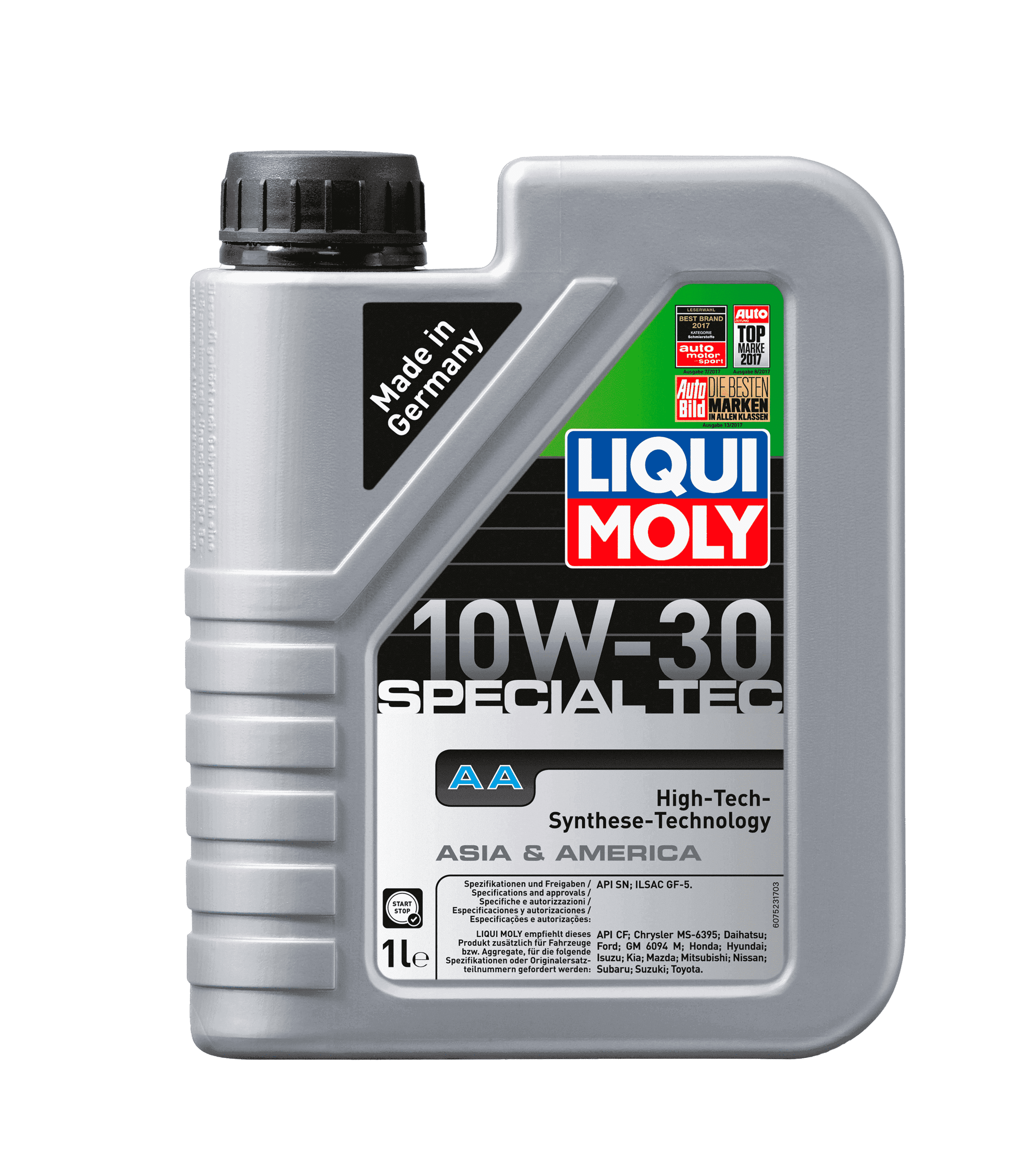 Моторное масло Liqui Moly Special Tec AA 10W-30, 1л (LiquiMoly: 7523)